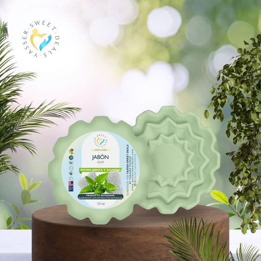 Jabón Íntimo de Menta y Alumbre