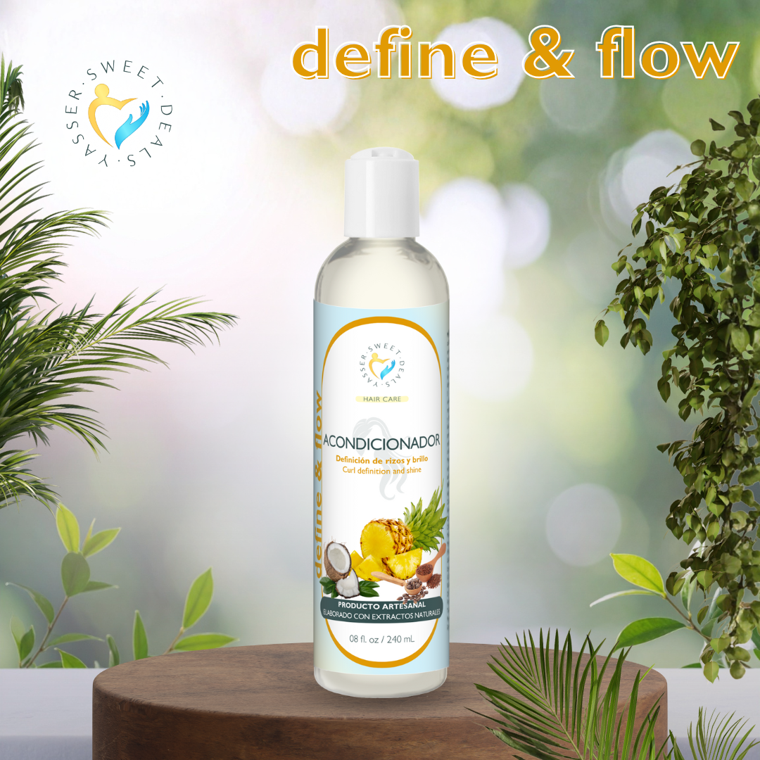 Define & Flow - Acondicionador Definición de Rizos y Brillo