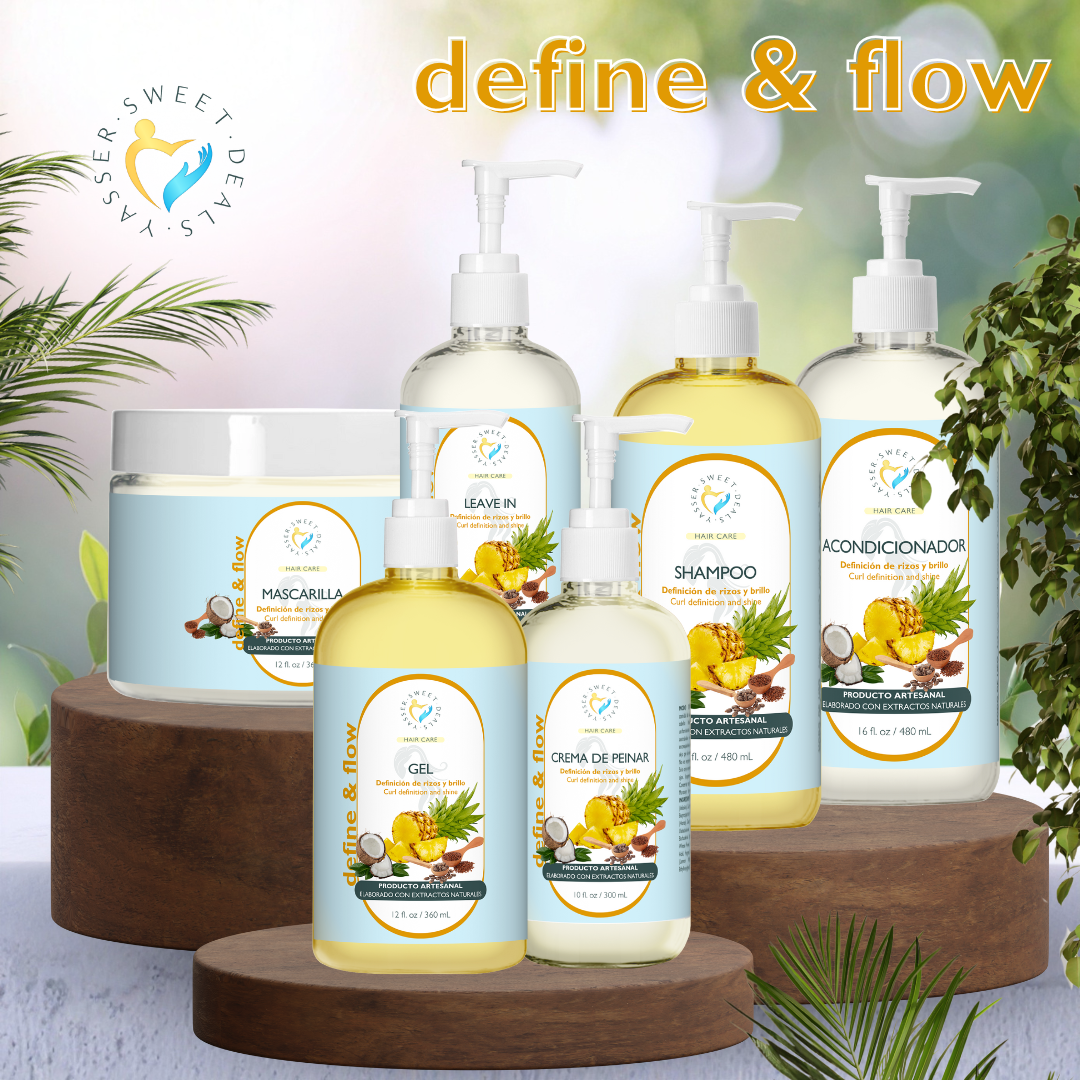 Define & Flow - Combo Completo Definición de Rizos y Brillo