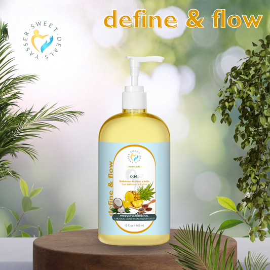 Define & Flow - Gel Definición de rizos y brillo