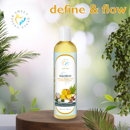 Define & Flow - Shampoo Definición de rizos y brillo
