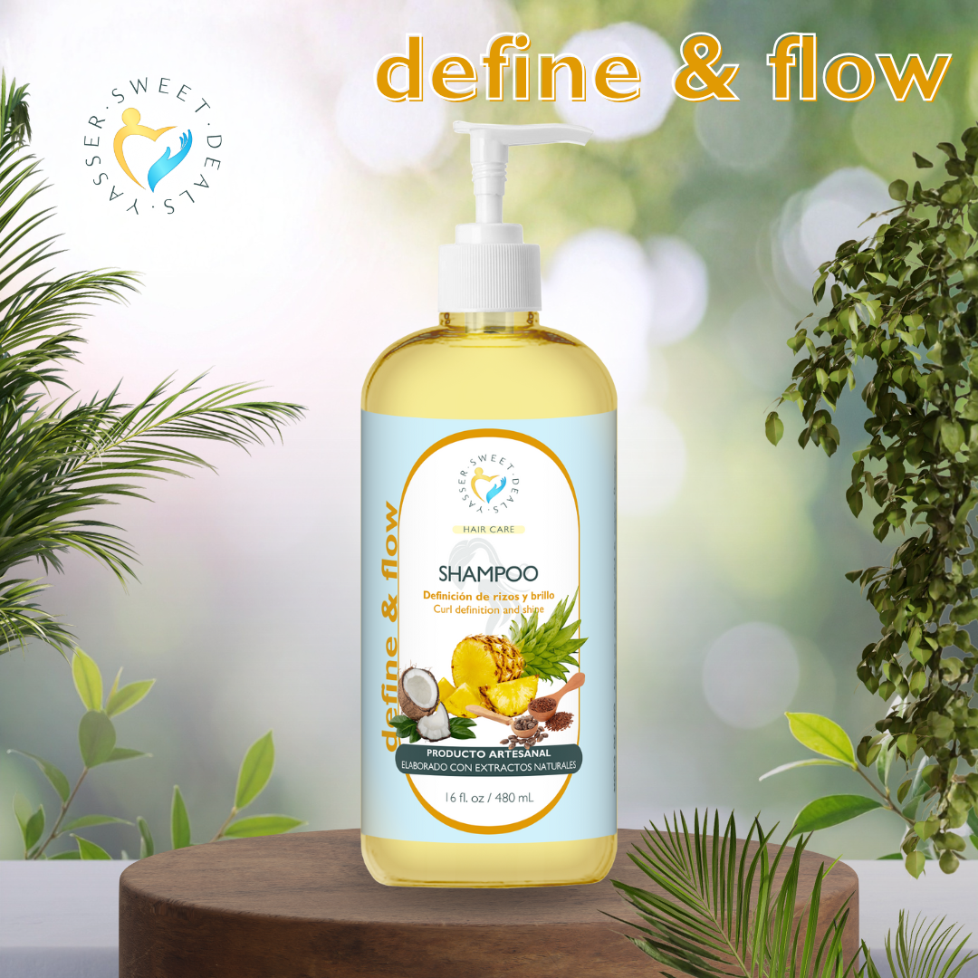 Define & Flow - Shampoo Definición de rizos y brillo