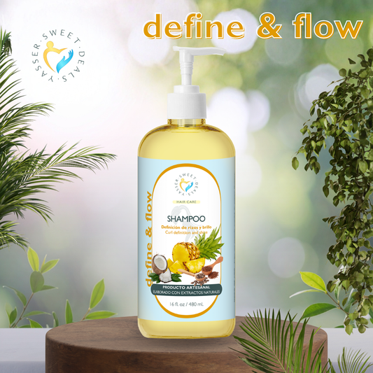 Define & Flow - Shampoo Definición de rizos y brillo