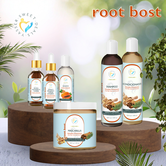 Root Bost - Combo Completo Anticaída y Crecimiento Pequeño