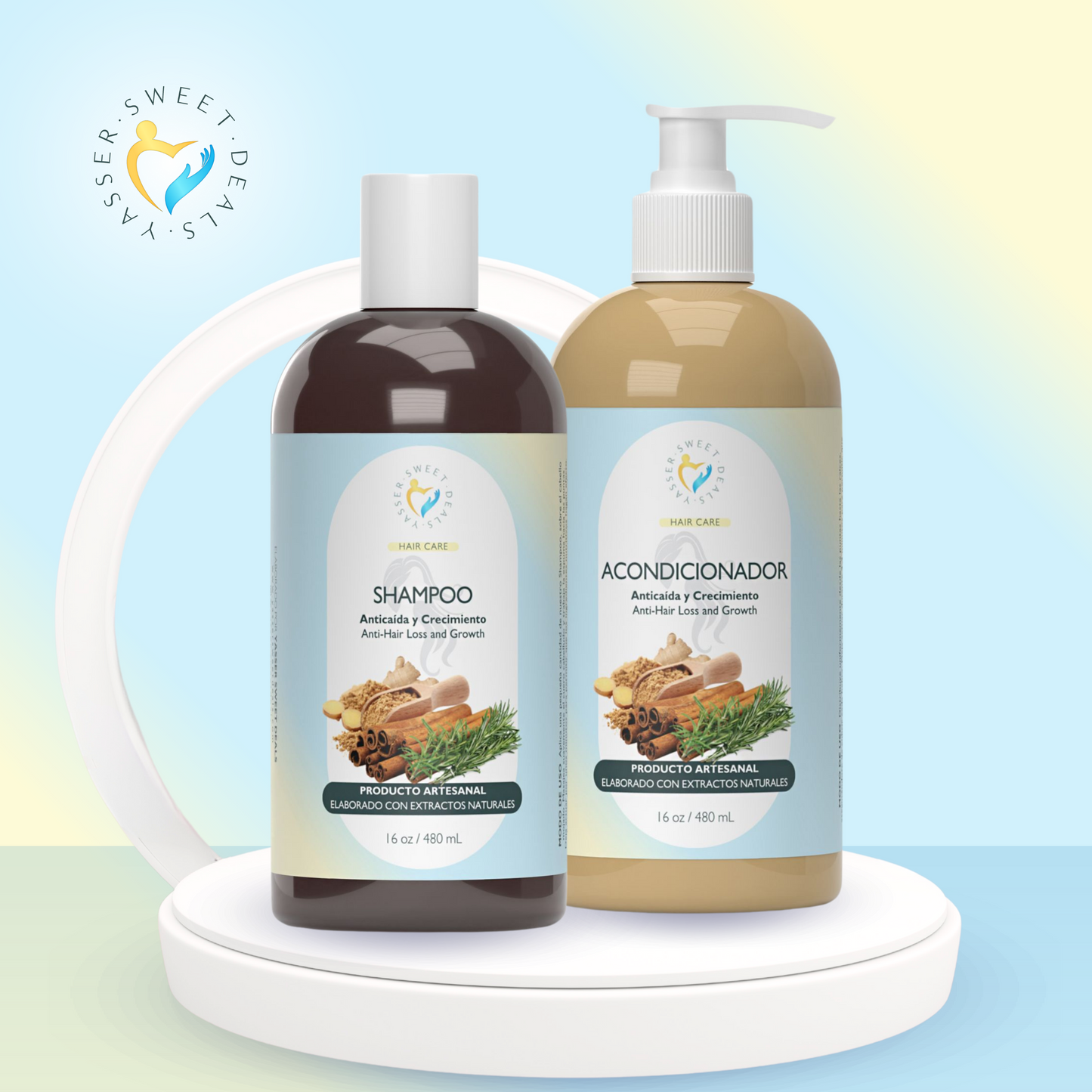 Shampoo & Acondicionador Anti-caída y Crecimiento